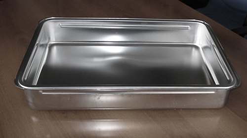 S.S Trays Base Material: Stainless Steel