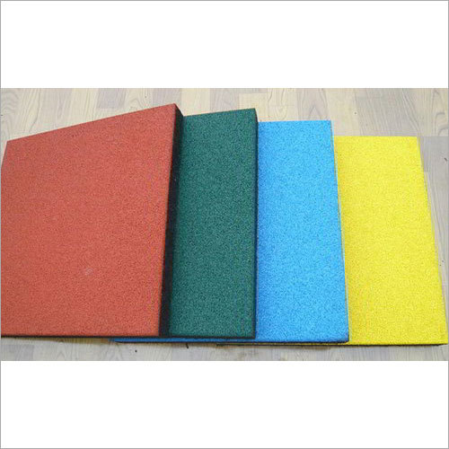 Multicolor Gym Rubber Tiles