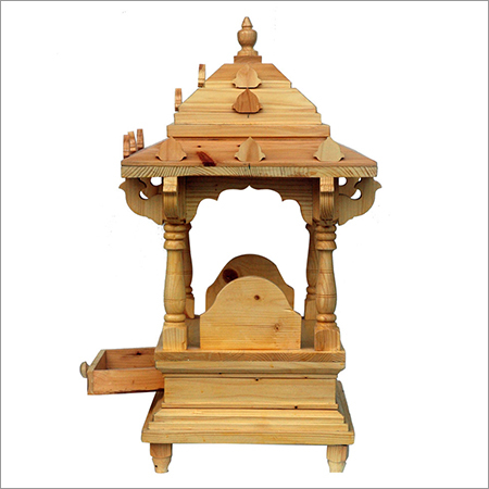 Hand Carved Wooden Temple
