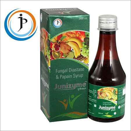 Junizyme Syrup - Brown Herbal Syrup 200ml Digestive Aid Natural Enzyme Support