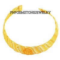 Gold Plated Choker Necklace