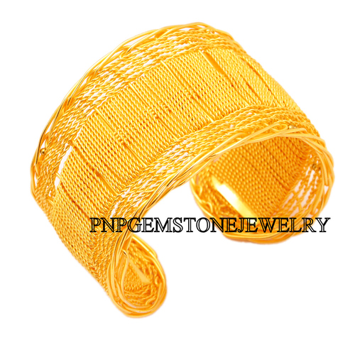 Gold Plated Adjustable Bracelet