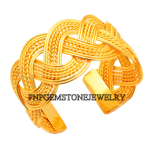 Gold Plated Cuff Bracelets Gender: Unisex