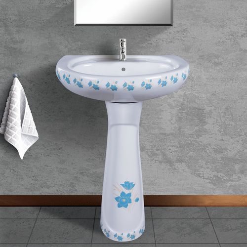 Repose Wash Basin With Pedestal