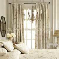 Crewel Embroidered Curtains