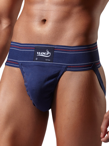 Navy Blue Undergarment - 100% Genuine Cotton Available in M S L XL XS XXL | High Quality Elastic for Better Grip Double Fabric Pouch