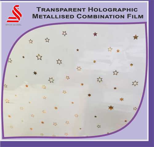 Transparent Metallized Holographic Combination Gold Films