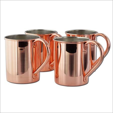 Rose Pink Copper Mugs