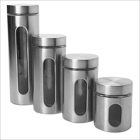 Sliver Stainless Steel Canister
