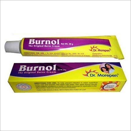 Burnol Burns Cream Color Code: Yellow