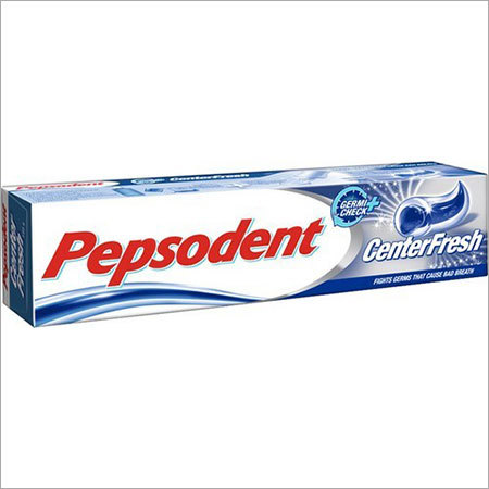 Pepsodent Toothpaste Color Code: Blue And White