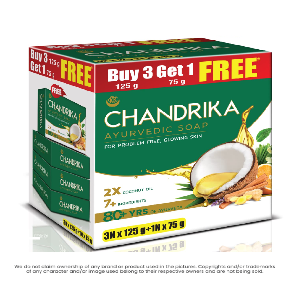 Chandrika Soap - Purity: 99%