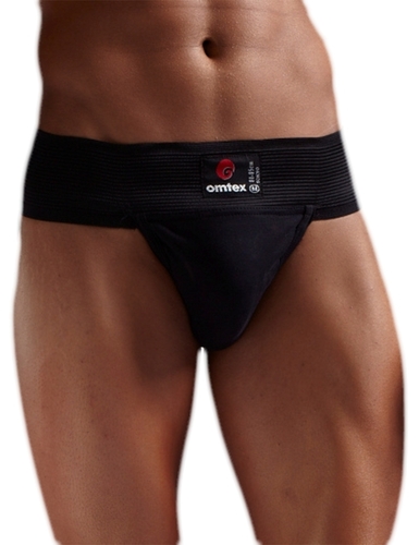 Athletic Inner Wear - Cotton Sizes S-XXL Color Black | Genuine Elastic for Better Grip Double Fabric Pouch for Enhanced Durability