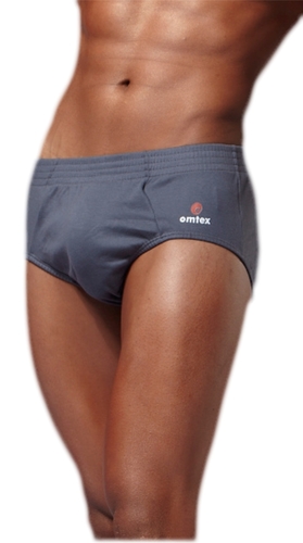 Men Athletic Brief - Cotton L/M/S/XL/XS/XXL Sizes Grey | Elastic for Support Double Fabric Pouch Superior Quality for Durability