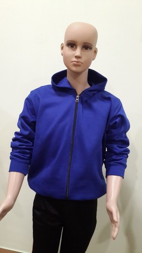 Winter Wear - Polyester, Multiple Sizes, Blue | Warmth, Comfort, Style, Durability, Water Resistance, Breathability, Easy Care, Attached Hood, Zipper Closure