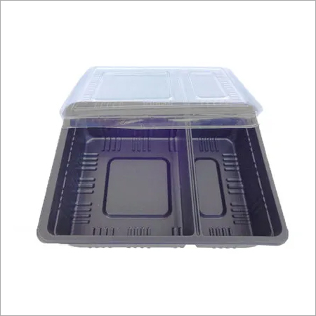 2 Section Tray with Lid