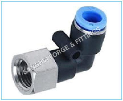 Stainless Steel Push Female Elbow