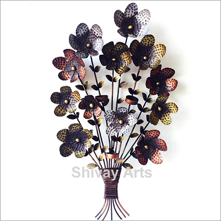 Iron Flower Bouquet Wall Decor Hanging