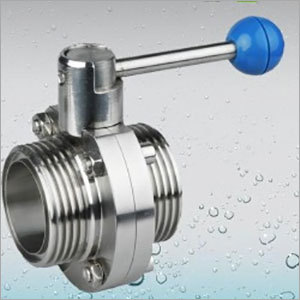 Sanitary Male Threaded Butterfly Valve