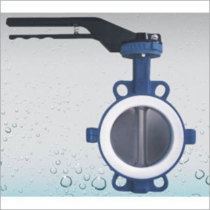 PTFE Half Line Butterfly Valve