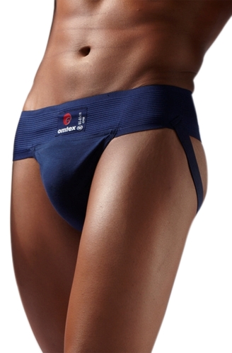 Gym Supporter - Genuine Cotton Sizes S-XXL Navy Blue | Premium Elastic for Superior Grip and Comfort Ideal for All Fitness Activities