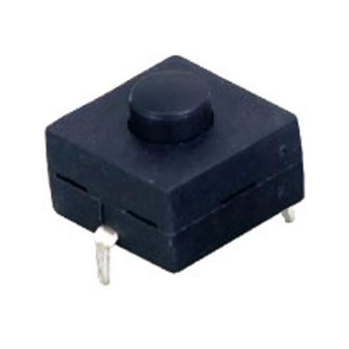 Design No. DZPTS-9 (3 Pin) Black - Plastic, 6x6x6mm, 12V, 50mΩ, 50mA, 150gf Operating Force | Easy Installation, Durable, Reliable Performance, Compact, Versatile