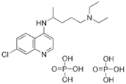 Chloroquine Phosphate C18H32Cln3O8P2