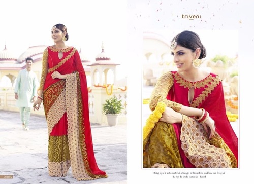 Georgette Designer Work Saree