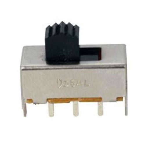 Design No. DZSS12F02G5 3Pin (1P 2T) - Silver Contact, 15x10x7 mm, Silver | Compact Design, Easy Installation, Durable Reliable Slide Switch