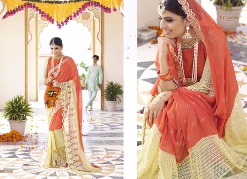 Georgette Beautiful Work Saree