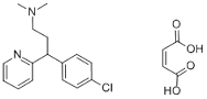 Chlorphenamine Maleate - Molecular Formula: C20H23Cln2O4