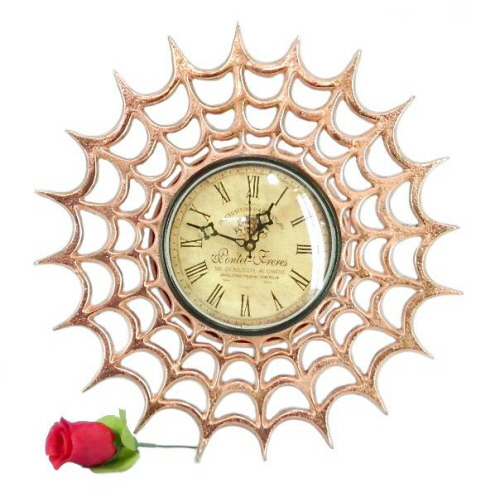 Aluminium Clock Copper Web
