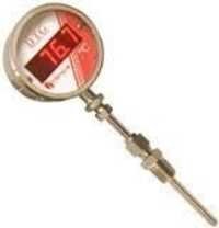 Digital Temperature Gauge - Stainless Steel, 4 Inch Dial Size | High Accuracy, Vibration Free Measuring, Password Protected, Calibration Possible