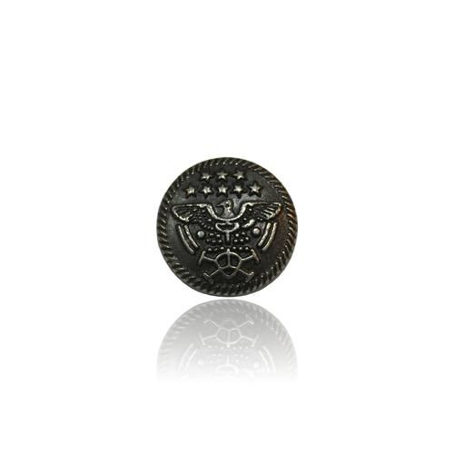 Grey Metal Button