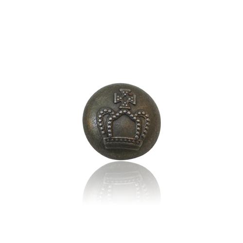 Crown Designed Metal Button