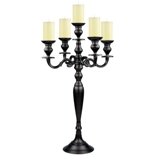 Aluminium Candelabra Black