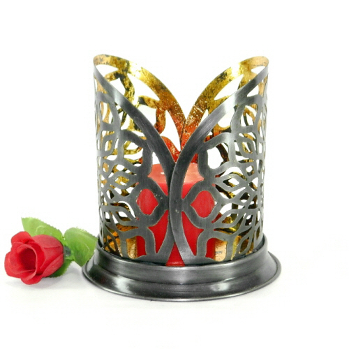 Iron Candle Holder