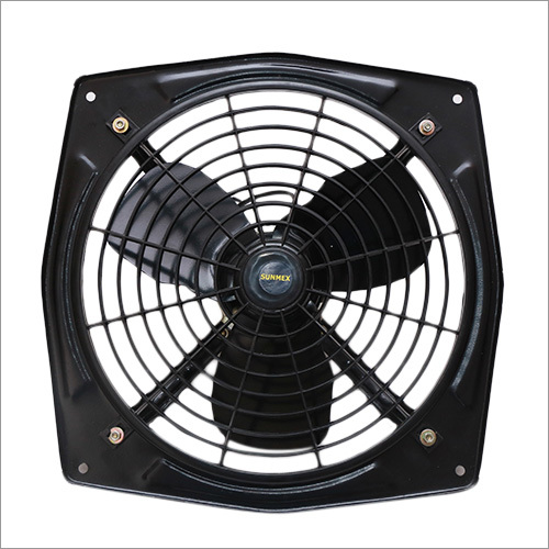 Fresh Air Fan - Metal 150x150 mm Black, 20W 100 CFM | Quiet Operation, Easy Installation, Energy Efficient