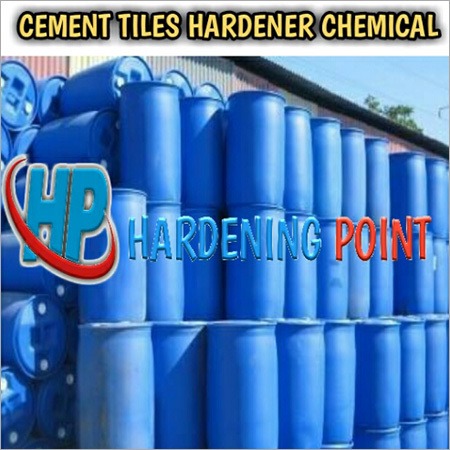 Cement Tiles Hardener Chemical - Chemical Compound, 20 Litres Volume, Blue Color, Density: 1.2 g/cmÂ³ | Chemical Resistant, Water Resistant, Enhances Lifespan, Easy Application, Improves Durability, Strengthens Tiles
