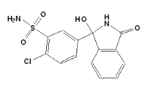 Chlortalidone for peak identification