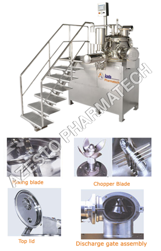 Rapid Mixer Granulator Machine
