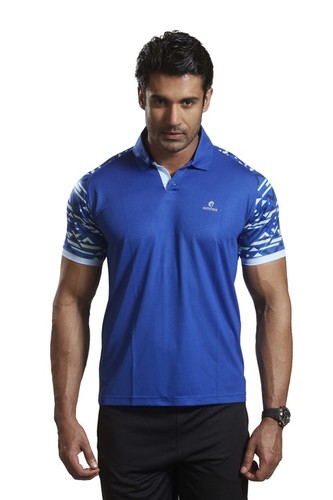 Omtex Active Wear - Polyester, Sizes S-XXL, Blue | Advanced JALDI DRI Technology for Enhanced Sweat Wicking and Temperature Regulation