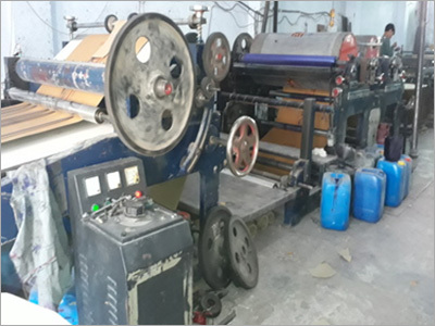 Two Color Reel to Sheet Flexographic Printing