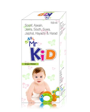 MR-KID - Herbal Extract Infant Syrup 160ml Bottle, White | Gas Relief, Constipation Relief, Digestion Aid, Colic Relief, Stomach Comfort