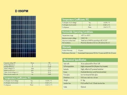 Solar Panel D 090PM