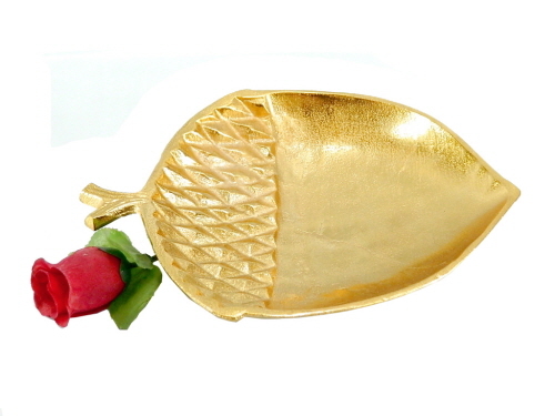 Aluminium Dish Gold Plated