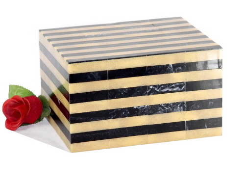 Wooden Box With Resin