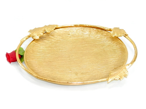 Aluminium Tray Gold Plated