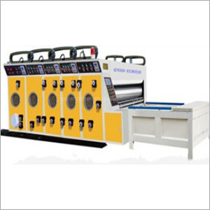 Semi Automatic Chain Feeder Flexo Printing Slotting Machine