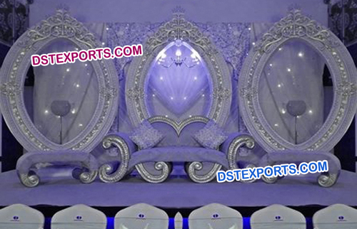 Fantastic Wedding Silver Stage Furniture